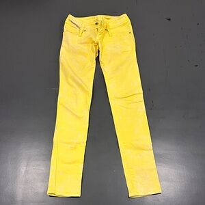 Diesel Women's Yellow Skinny Jeans